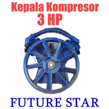 KEPALA KOMPRESOR 3 HP 0.28/8 - Kepala 3HP BEST SELLER Multicolor