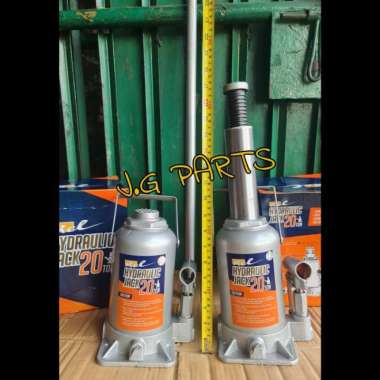 Dongkrak Botol 20 ton Hidrolik / Hydraulic Jack - Truck & Mobil - SILVER BESAR SILVER BESAR
