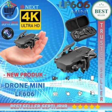 Drone RC Mini LF606 dengan Kamera HD 4K 5MP Drone Quadcopter Mainan