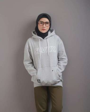 Jaket / Zipper / Hoodie Light Grey SLVHX Premium SalvioHexia