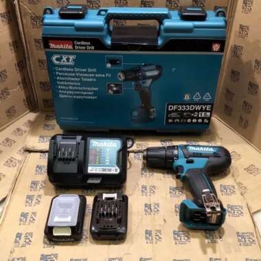 Mesin Bor Baterai Bor Cordless 12V Makita DF333 DF 333 DF333DWYE