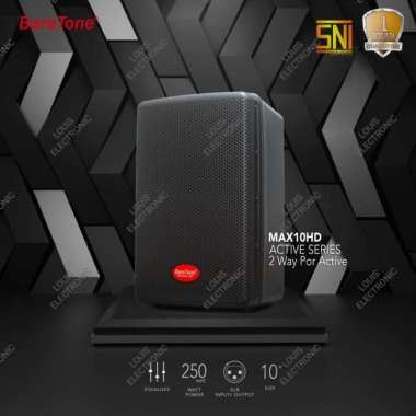 Speaker Aktif BareTone MAX 10HD MAX10HD 10 Inch ORIGINAL ( Sepasang )