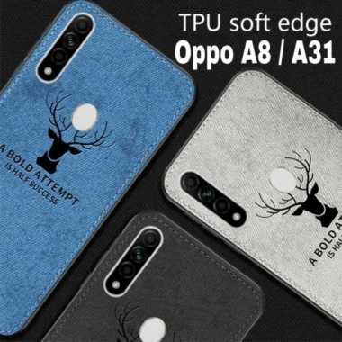 PROMO Case OPPO A31 2020 A8 2020 Softcase Deer Bermotif jeans New Casing OPPO A31 2020 A8 2020 OPPO 