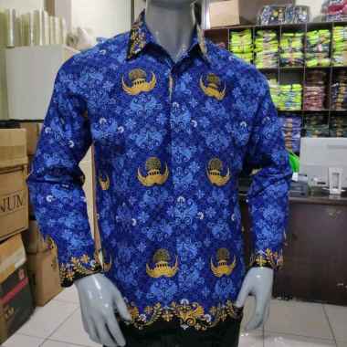Seragam Batik Korpri Terbaru 2022 Pakai Furing | Seragam Batik Pns Korpri | Baju Korpri Pria M