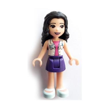 LEGO FRND302 - Friends Emma Minifigure with White Blouse & ID Card Blocks & Stacking Toys