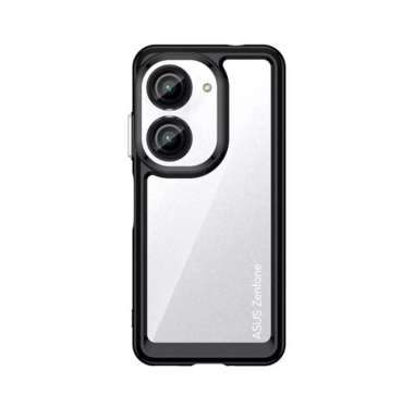 Drop Protection Case Asus Zenfone 9 - TPU Acrylic Casing Hitam