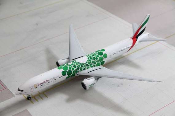 Gemini Jets Emirates B777-300ER Green Expo 2020 A6-EPU 1/200 Scale