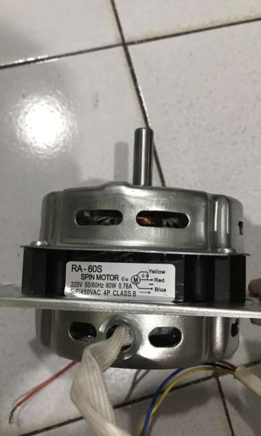 Dinamo Pengering Mesin Cuci Sanyo / Motor Spin denpoo / mesin tembaga TERBAIK Multicolor