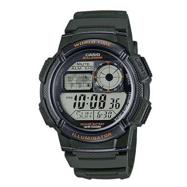 CASIO ORIGINAL - CASIO AE-1000W-3AVDF - JAM TANGAN PRIA JAM PRIA NG - Resin CASIO AE-1000W-3A AE 100
