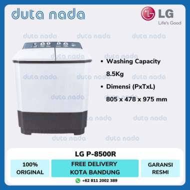 LG MESIN CUCI 2 TABUNG 8Kg P8000N / P-8000N