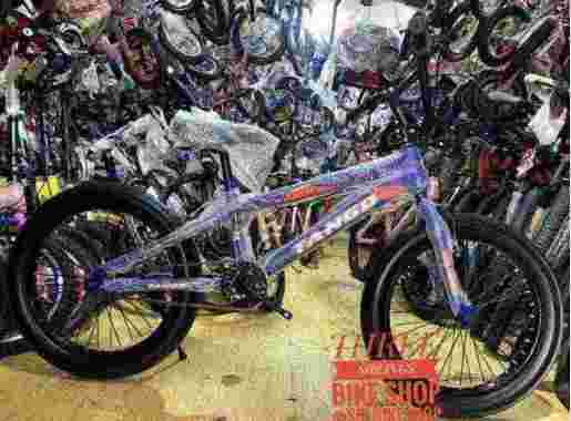 SEPEDA BMX TANGO SPIN 20 INCH BAN JUMBO 3.0 WARNA BIRU