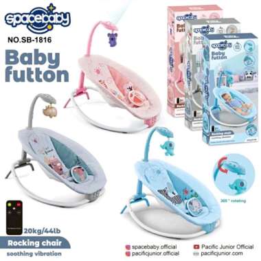 Bouncer Baby Futton Spacebaby SB-1816 Rocking Chair SB1816 SB 1816
