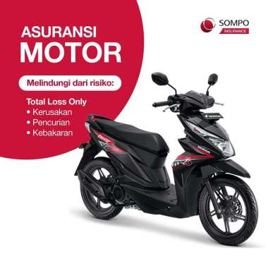 SOMPO Insurance for Honda New BeAT eSP FI Sporty CBS Sepeda Motor [VIN 2020- OTR Jabodetabek] No Har