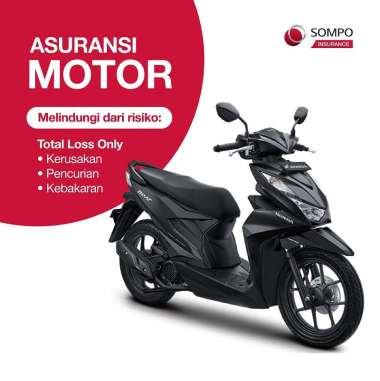 SOMPO Insurance for Honda New Beat Sporty Cbs Iss Deluxe Nik 2020 Otr Jabodetabek No Black Jakarta J