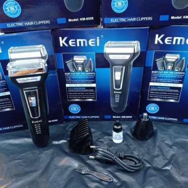 Alat Cukur Kumis Multifungsi Kemei KM-6558 - Hair Clipper Kemei KM 655