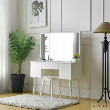 MejaRias, Meja Rias Minimalis , Lemari Meja Rias , Cermin Meja, Meja konsol, LIVIEN, Moana dressing