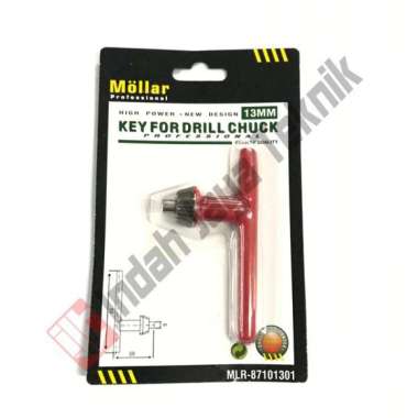MOLLAR Kunci Kepala Bor 13 mm - Key For Drill Chuck
