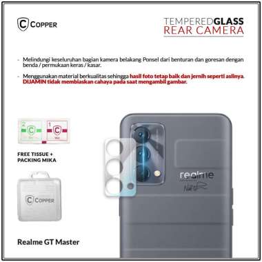 Realme GT Master - Copper Tempered Glass Kamera 3D