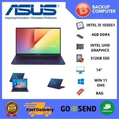 ASUS VivoBook 14 A416JAO-VIPS553 - Peacock Blue i5-1035G1