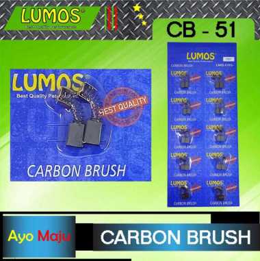 Carbon Brush CB 21 / CB 51 / CB 64 / CB 100 / CB 411 Spul Arang CB-51