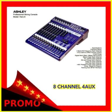Audio Mixer Ashley 8 Channel Hero8