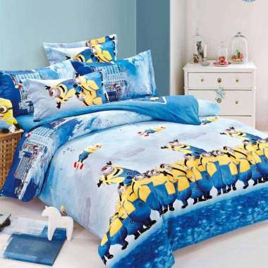 Adela Luxury Collection Sprei Darwin 180 x 200 Biru
