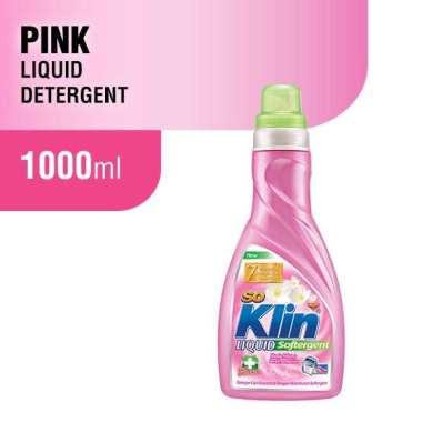 Promo Harga So Klin Liquid Detergent + Softergent Pink 1000 ml - Blibli