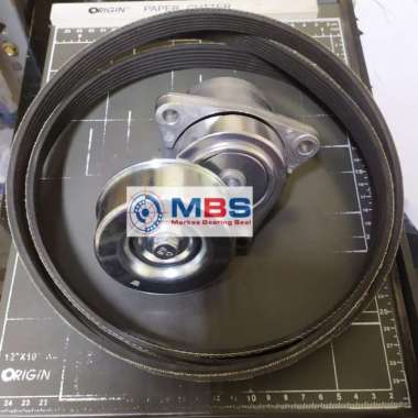 TENSIONER SET XTRAIL T30 SERENA C24 KOMPLIT VANBELT TALI KIPAS