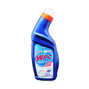 WPC Original Extra Strong Pembersih Kloset - Biru Tua [250 mL/ Botol] biru