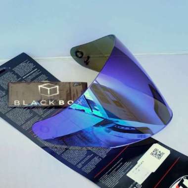 Visor KYT Galaxy Flat R Iridium Blue