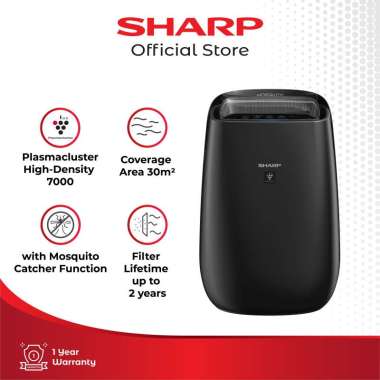 SHARP FP-JM40Y-B Air Purifier with Mosquito Catcher Anti Dust/HEPA Filter [30M]