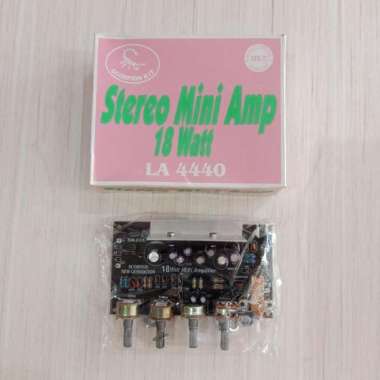 Kit / Rangkaian Stereo Mini Ampli 18 W