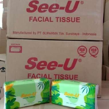Tissue Tisu See-U Facial Wajah 200 Sheet 2ply See U Dus Isi 40 pc