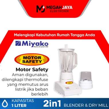 MIYAKO BLENDER BL-101 PL / BL-101PL / PL 101 BL (PLASTIK / 1 LITER)