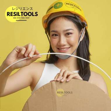 Permeter Pembungkus Kabel 5 mm Putih Selang Bakar Tube Cable Protector