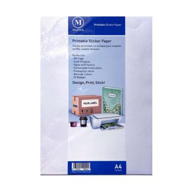 Master Paper Sticker [A4 /5] Putih Tulang