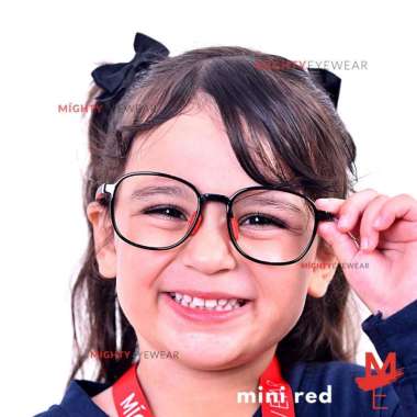 Kacamata Anak Kids Antiradiasi / Photochromic / Blueray Mini Red Frame saja