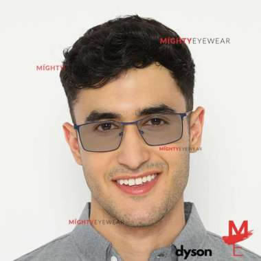 Kacamata Anti Radiasi Photocromic Bluechromic Blueray Dyson Pria Besi + BLUECHROMIC