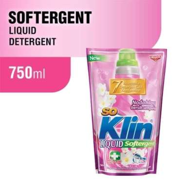 Promo Harga So Klin Liquid Detergent Power Clean Action 750 ml - Blibli