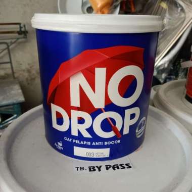 No Drop warna Hitam 003, cat pelapis anti bocor kemasan 4 kg ( galon)
