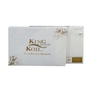 King Koil Water Resistant Pillow Protector white