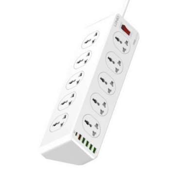 Stop Kontak LDNIO SC10610 10 lubang 5USB QC3.0 Type C PD fast charging