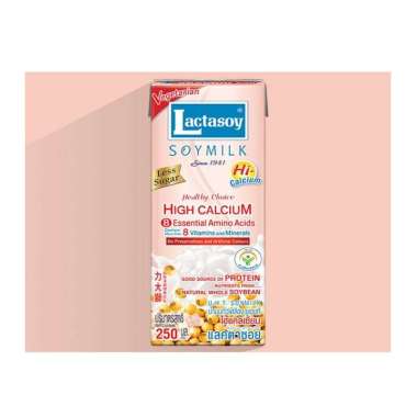 LACTASOY Soymilk Susu Kacang Thailand Hi Calcium [250 mL]