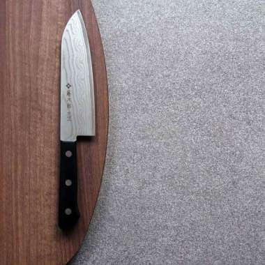 TOJIRO VG10 Santoku Japanese Knife DP Damascus [170mm] Silver