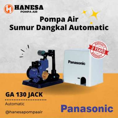 Panasonic GA 130 JACK Pompa Air Sumur Dangkal Otomatis