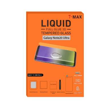 T-MAX Repair Kit Samsung Galaxy Note20 Ultra 6.9 Inch [Tempered Glass + UV Glue] Clear -
