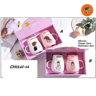 MUG KERAMIK COUPLE - Mug Pasangan