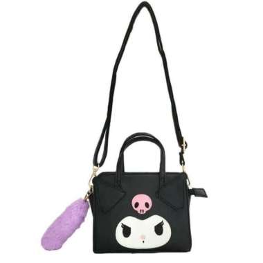 Tas Slempang Hello Kitty / Tas Bahu My Melody / Tas Tenteng Cinamoroll Hitam Kuromi