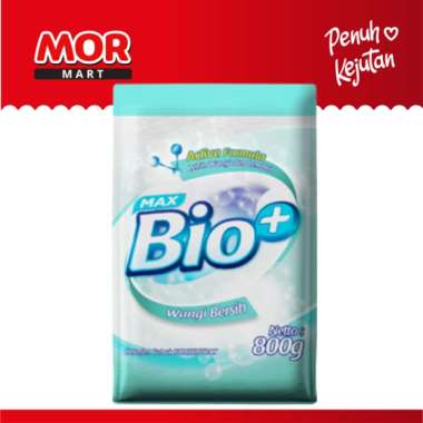 BIO+ Detergent Powder Wangi Bersih Sabun Cuci Pakaian Bubuk 800 gr