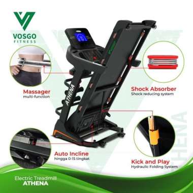 Alat Fitness Treadmill Elektrik Vosgo Athena